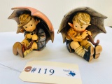 2PC LARGE HUMMEL FIGURINES