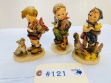 3PC HUMMEL FIGURINES