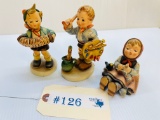 3PC HUMMEL FIGURINES