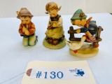 3PC HUMMEL FIGURINES