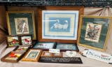 LOT OF FRAMED PRINTS AND SIGNS