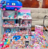 HUGE LOT OF LOL DOLLS, LOL 3 STORY HOUSE AND LOL RV WITH ACCESSORIES