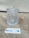 SIGNED WATERFORD CRYSTAL BISCUIT JAR