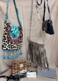 LOT OF 5 FASHION PURSES