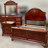 4PC QUEEN SIZE BEDROOM SET