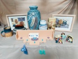LOT OF SOUTHWESTERN DECOR AND SIGNED POTTERY