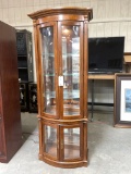 LIGHTED CURIO CABINET
