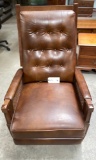 LEATHER RECLINING CHAIR