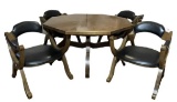DREXEL ESPERANTO MID CENTURY DINING TABLE WITH 4 CHAIRS