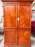 LARGE ENTERTAINMENT CENTER/ DESK