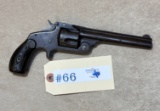 ANTIQUE SMITH AND WESSON REVOLVER