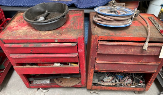 2PC TOOLBOXES WITH TOOLS
