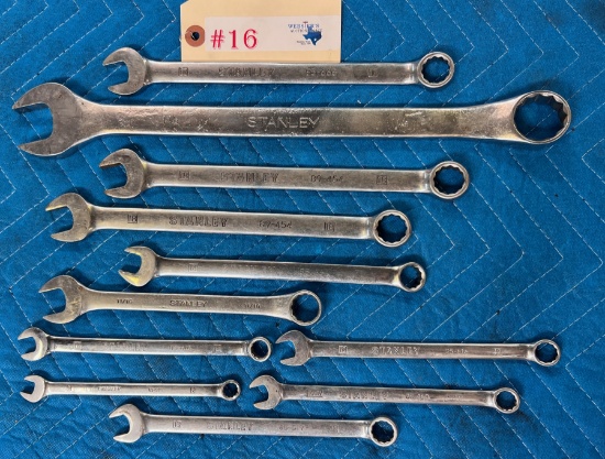 11PC STANLEY WRENCHES