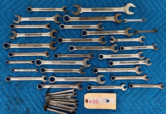 38PC CRAFTSMAN METRIC WRENCHES