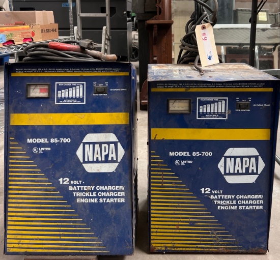 2PC NAPA BATTERY CHARGERS