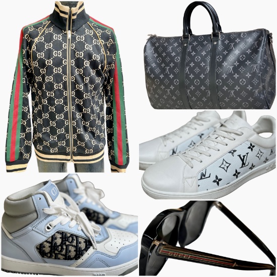 DESIGNER APPAREL, ACCESSORIES & JEWELRY