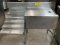 STAINLESS STEEL BOTTLE RACK AND BAR DRAIN BOARD