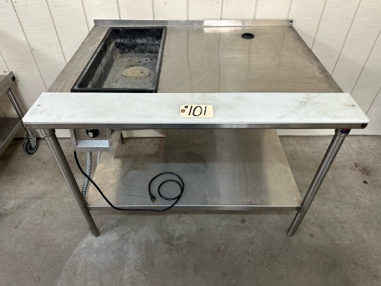 STAINLESS PREP WARMING TABLE