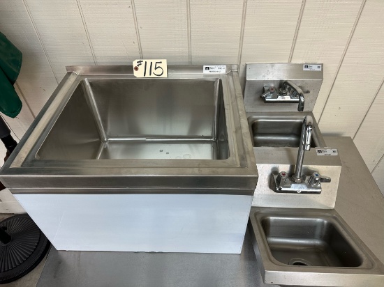 DRAIN BOX AND 2 SINKS
