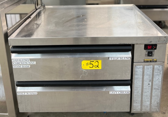 SILVER KING REFRIGERATED 2 DRAWER CHEF CABINET