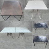 LOT OF DINING TABLES