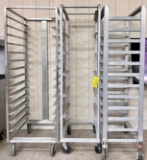 3 ALUMINUM PAN RACKS