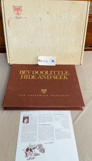 "HIDE AND SEEK SUITE" BY BEV DOLITTLE WITH COA