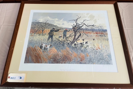 "CLAY COUNTY COVEY" SIGNED PRINT BY JOHN COWAN