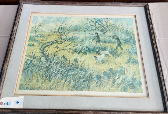 "BRUSHLAND BOBS" SIGNED PRINT BY HERB BOOTH