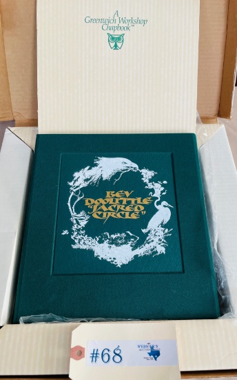 BEV DOOLITTLE "SACRED CIRCLE" BOOK, PRINT AND SKETCH