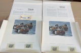 2 SIGNED AND NUMBERED TEXAS 10TH ANNIVERSARY WATERFOWL STAMPS AND PRINTS
