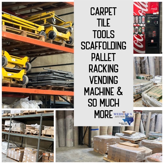 OVERSTOCK TILE, CARPET, TOOLS & MORE LIQUIDATION