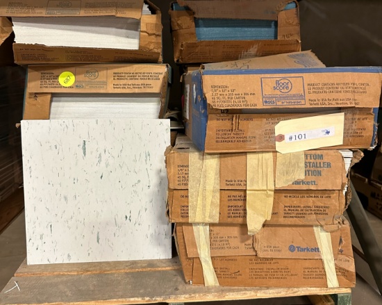 LOT OF TARKETT COMMERCIAL FLOORING