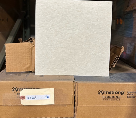 LOT OF ARMSTRONG COMMERCIAL FLOORING