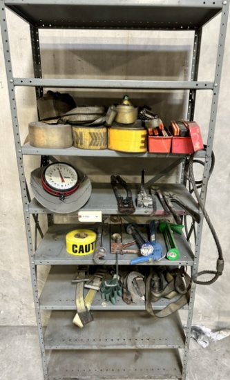 METAL RACK & CONTENTS