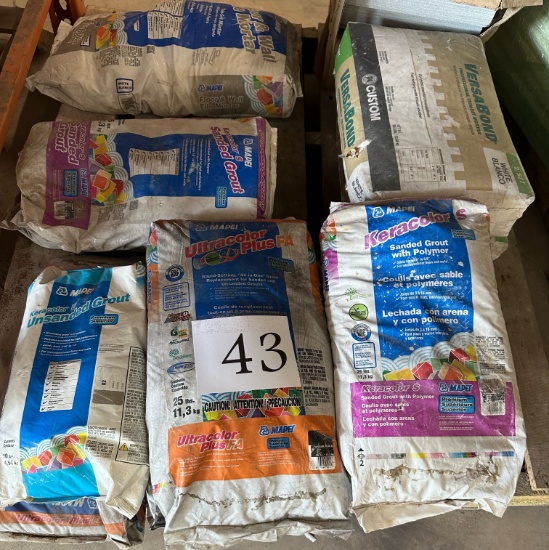 LARGE LOT OF GROUT