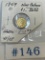 1849-O $1 GOLD COIN VF/EF