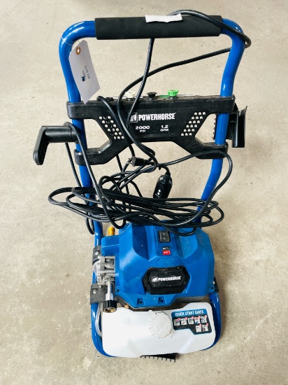 POWERHORSE 2000PSI PRESSURE WASHER WITH NO WAND