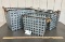3PC METAL BASKET DECOR