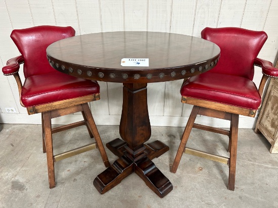 BUCKSHOT BARSTOOLS & TABLE