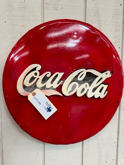 METAL COCA COLA WALL SIGN