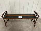 WOOD & IRON BENCH