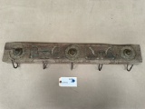 CARVED RUSTIC WOOD WALL HANGING