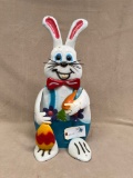 METAL BUNNY  YARD DECOR