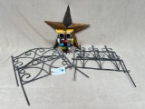 LOT OF 6PC METAL YARD DECOR