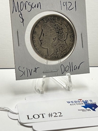 1921-S MORGAN SILVER DOLLAR