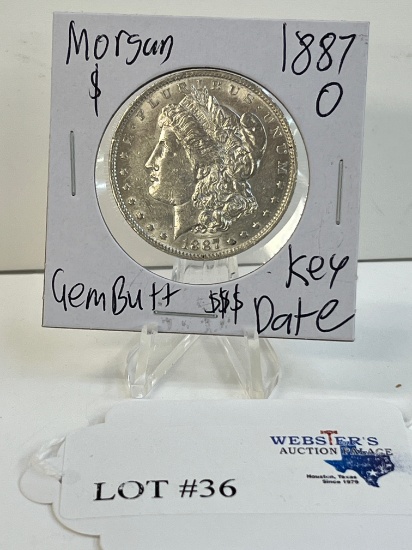 1887-O MORGAN SILVER DOLLAR KEY DATE