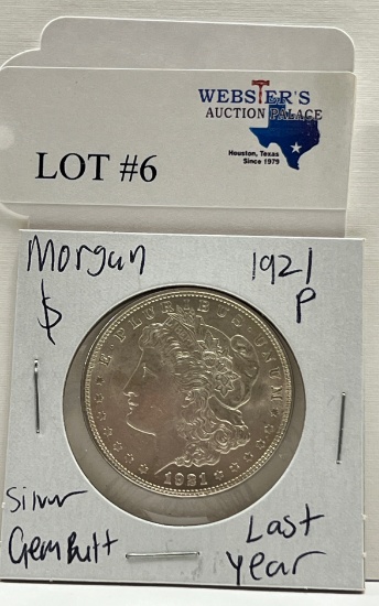 1921 MORGAN SILVER DOLLAR