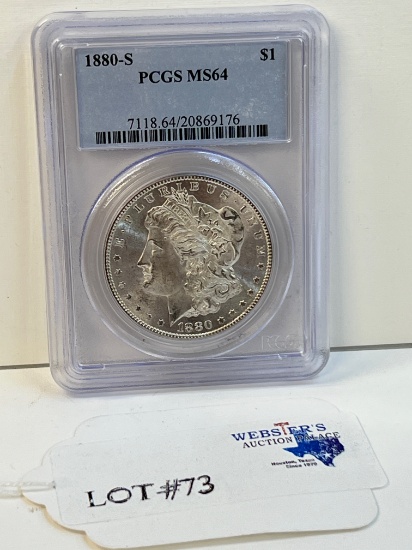 1880-S PCGS MS-64 MORGAN SILVER DOLLAR