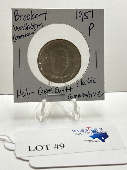 1951 P BOOKER T WASHINGTON CLASSIC HALF DOLLAR